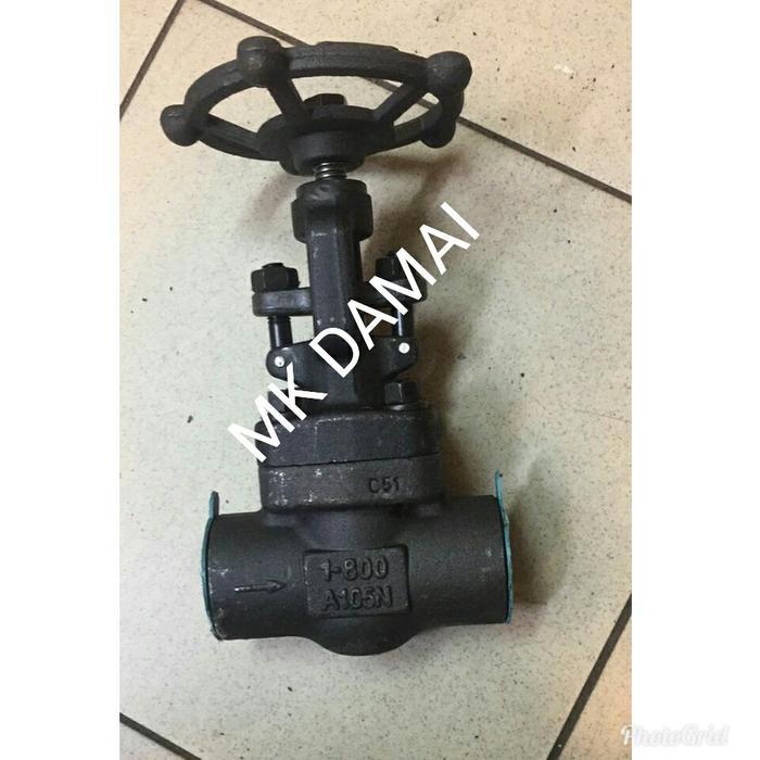 Gate Valve Class 800 Ukuran 1"(Inch) Carbon Steel