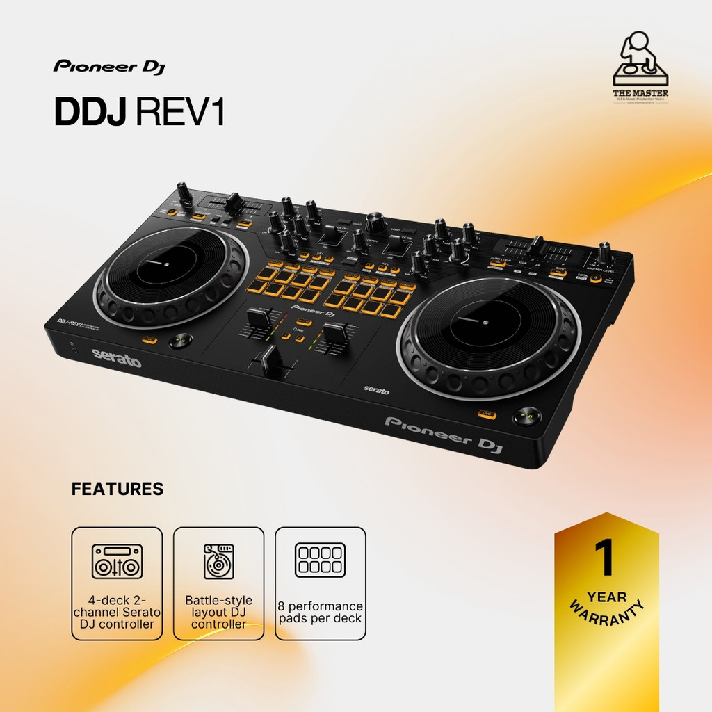 [Ready Stock] Pioneer DJ DDJ REV1 | DDJ-REV1 | DDJ REV 1 Serato DJ