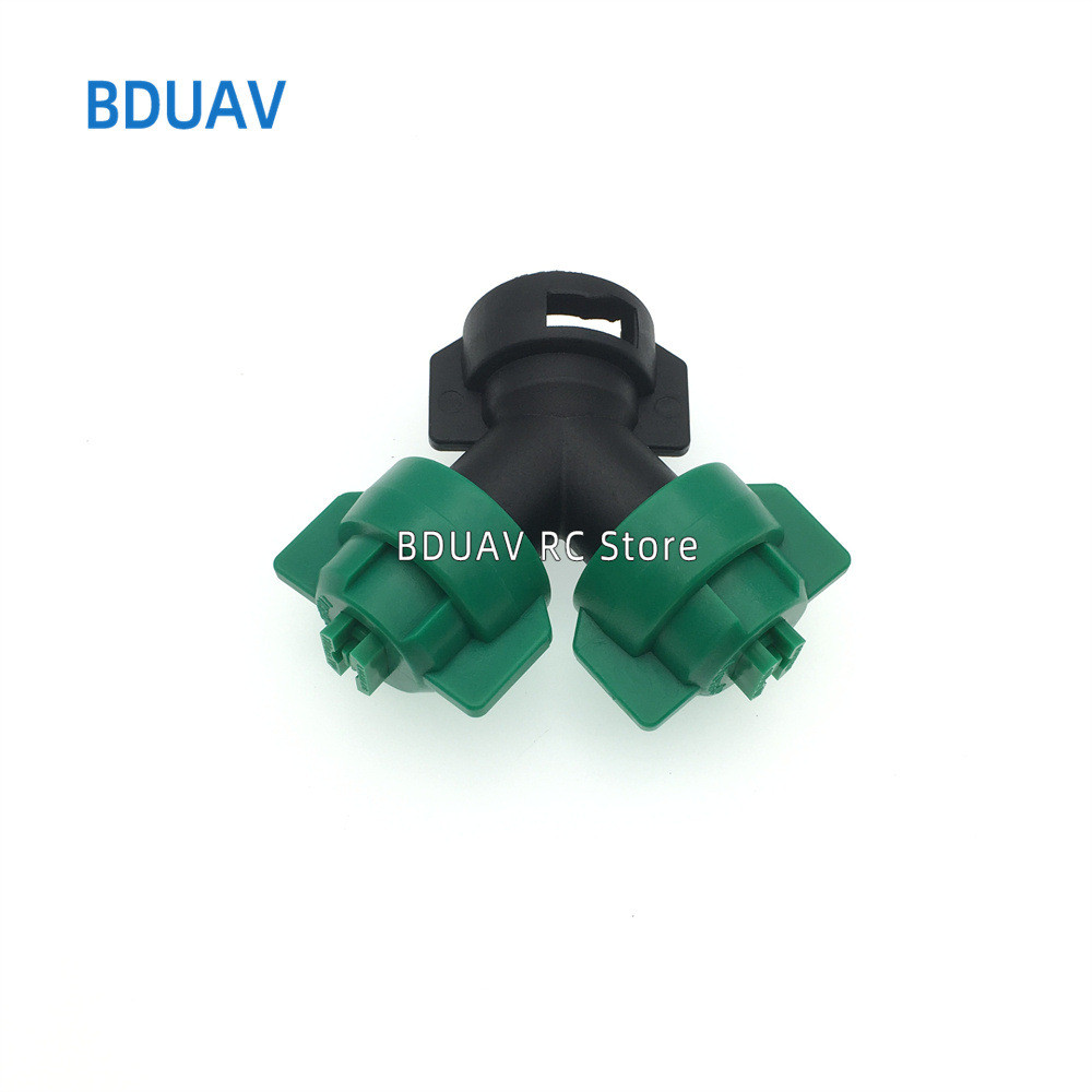 Terbaru Dual Head High Pressure Spray Nozzle For Agricultural Drone Y Type Cap Crop Protection Spray