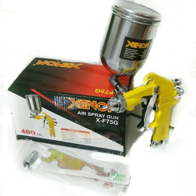 XENON F75G SPRAY GUN MURAH TABUNG ATAS 400ML / CAT SEMPROT F75 G XENON