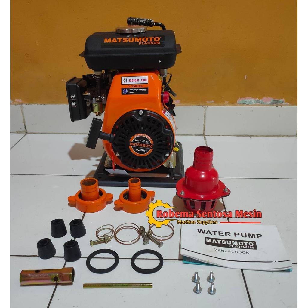 Mesin Pompa Alkon Air Jinjing Pemadam MATSUMOTO MPH 40 HP 4 Tak 3,5 PK