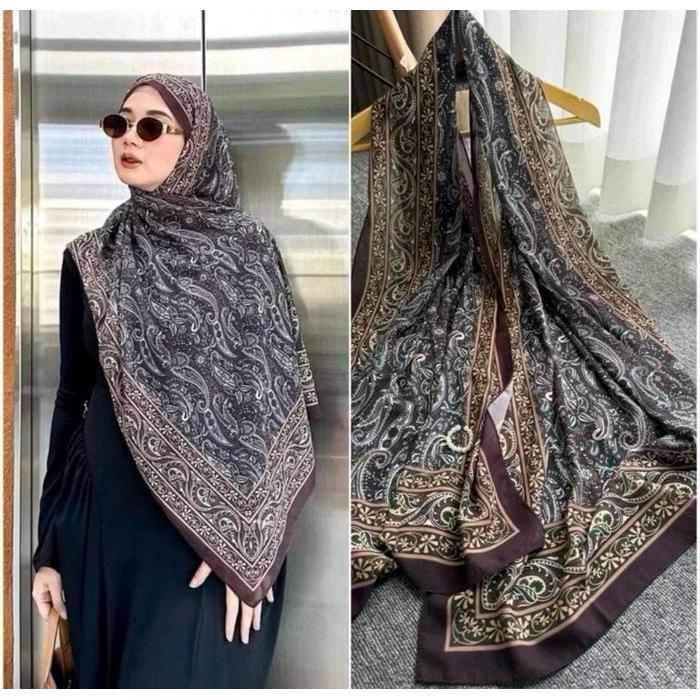 Hijab Pashmina Motif Turkey Arabian I Jilbab Pashmina Motif Sublim Cashmare