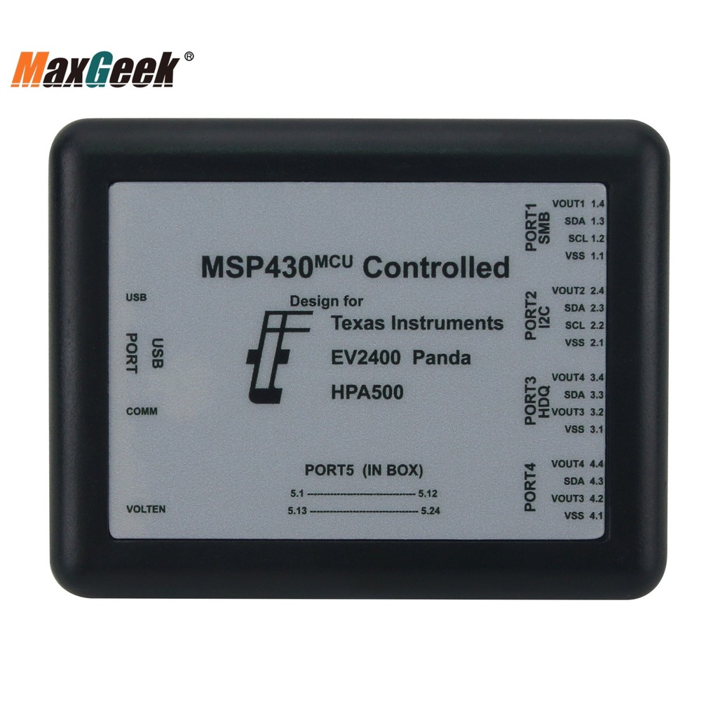 New Maxgeek EV2400 Panda HPA500 China-Made EVM Interface Board Bqstudio Debugger for Drone Battery M