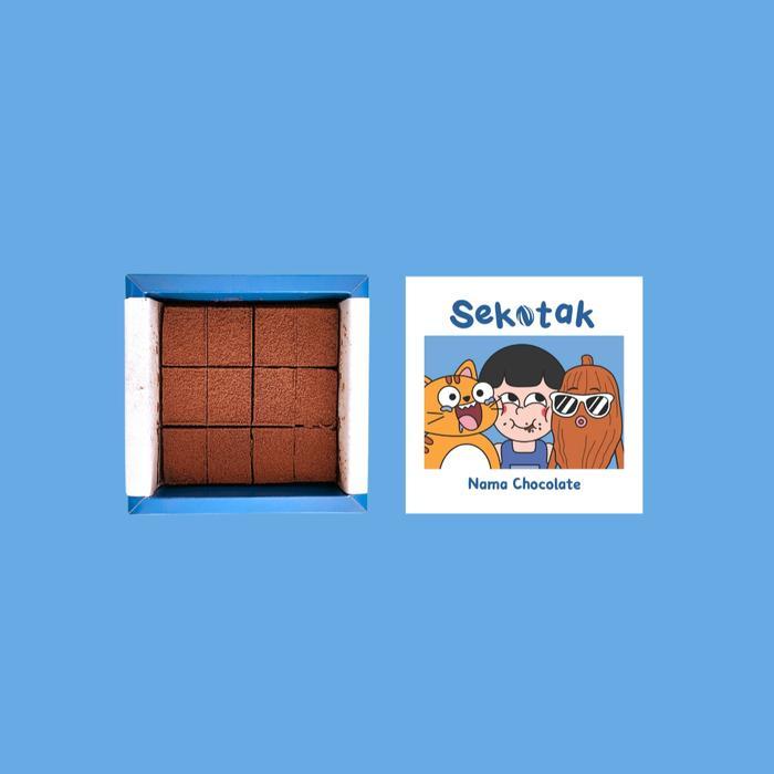 Promo Sekotak Nama Chocolate Dark Chocolate Cokelat Jepang Premium