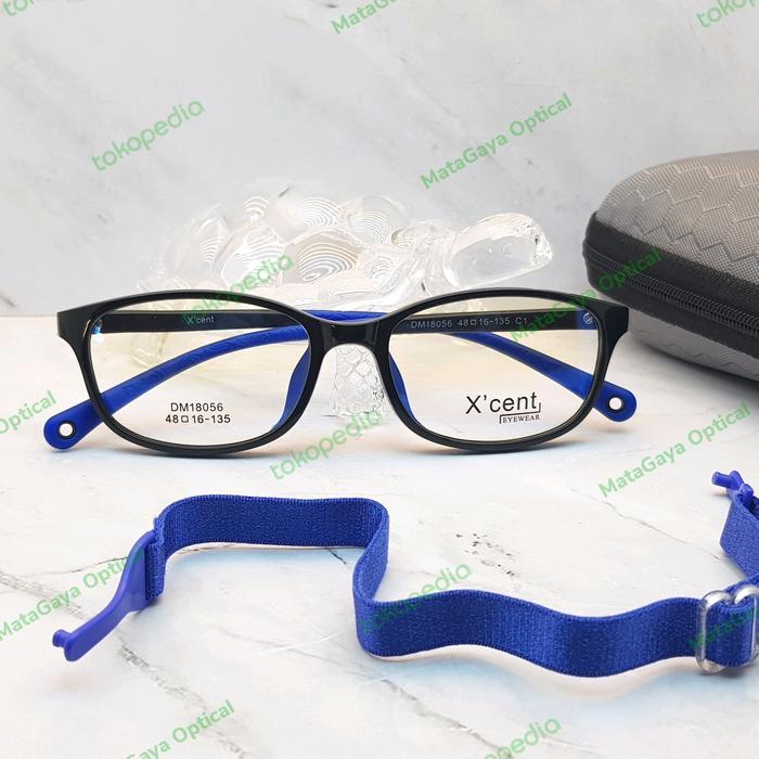 Kacamata Anak Unisex Xcent DM18056 FREE Tali Sport