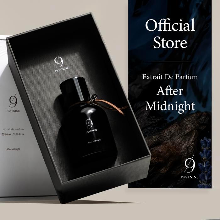 Parfum Cowok Boss Aura Tahan Lama 8 Jam Past Nine After Midnight Extrait 50ml