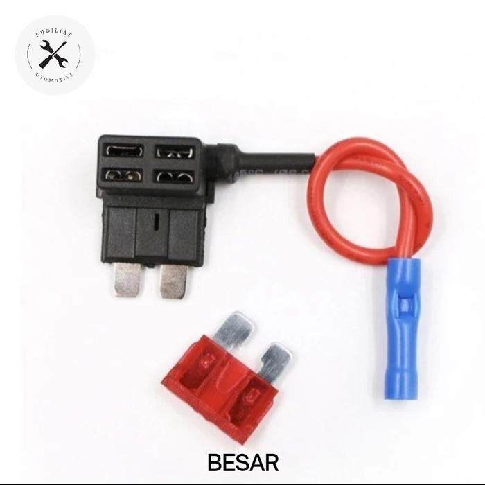 "New" SOKET FUSE TAP SEKRING JUMPER KABEL UNTUK MOTOR & MOBIL - FUSE TAP JUMPER