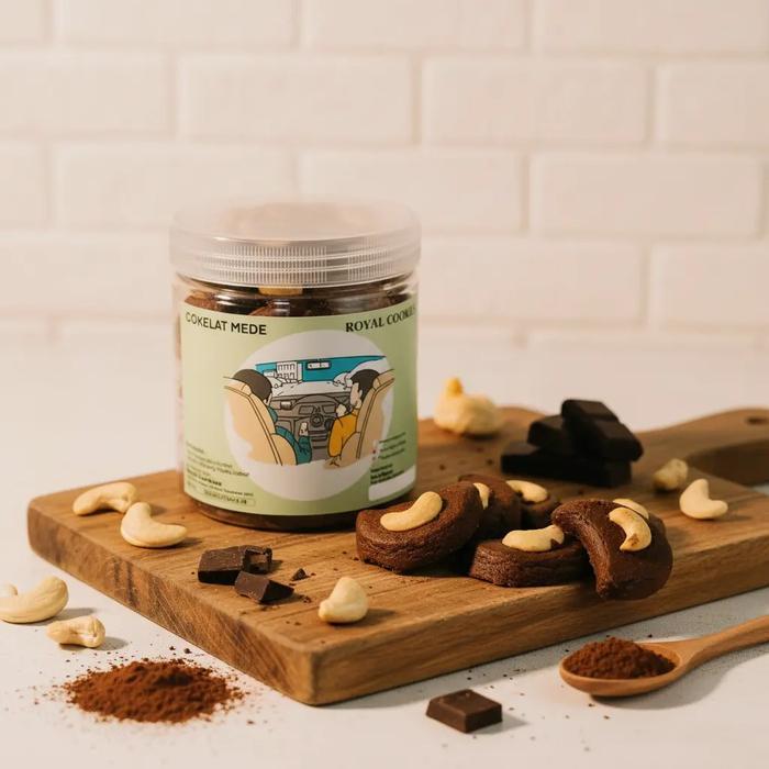 Promo COKLAT MEDE Mete Coklat Chocolate Cookies Kacang Premium Kue Kering Kuker Lebaran Hampers