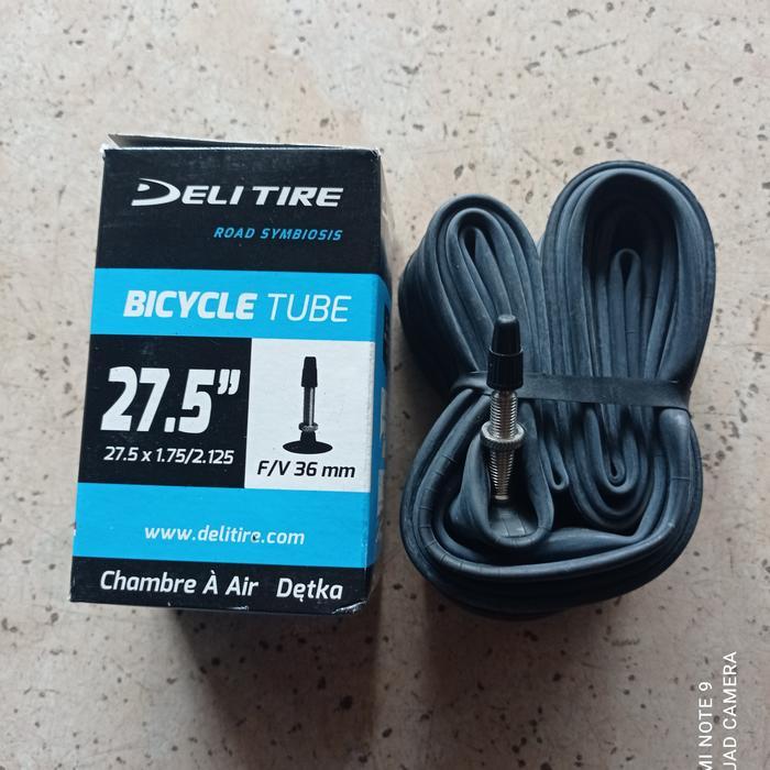 Stok Baru ban dalam sepeda 27.5 x 1.75 1.95 2.10 2.125 27.5x1.75 deli tire swallow presta fv 36mm