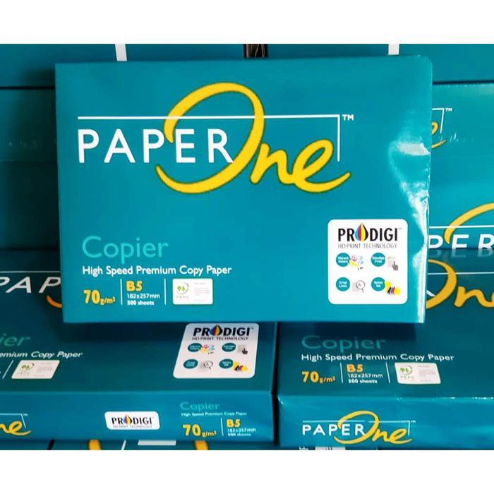Kertas HVS B5 75 gr 75 gsm 75gsm 75gram PAPER ONE