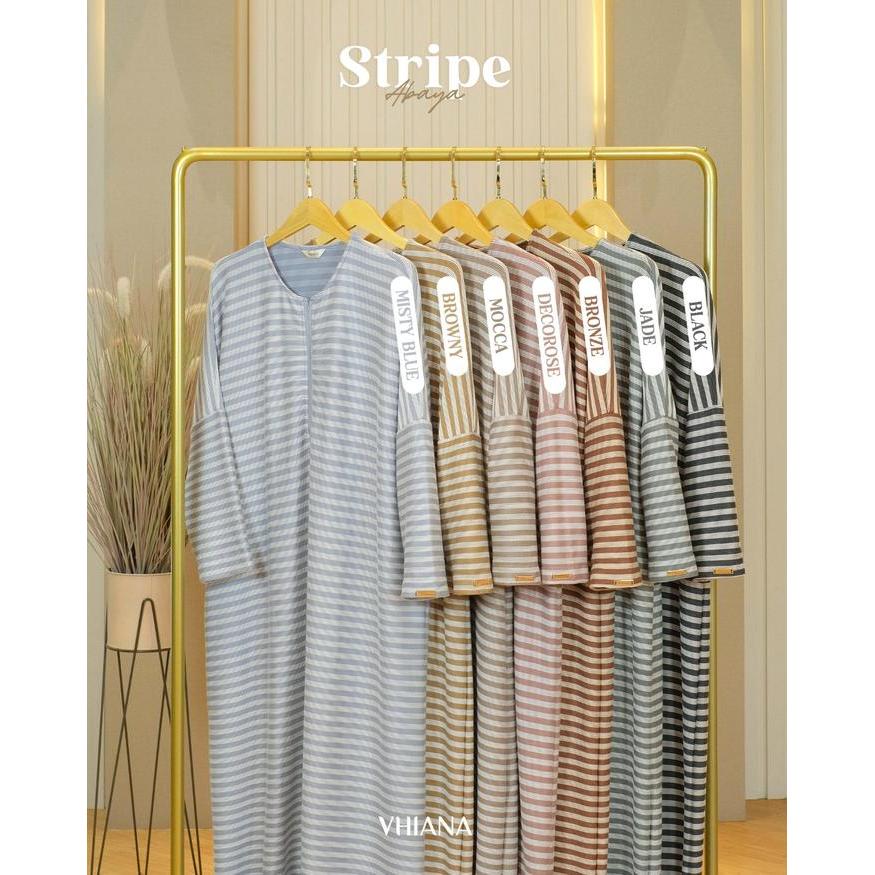 Dress Vhiana Abaya Stripe - Baju Wanita Terbaru 