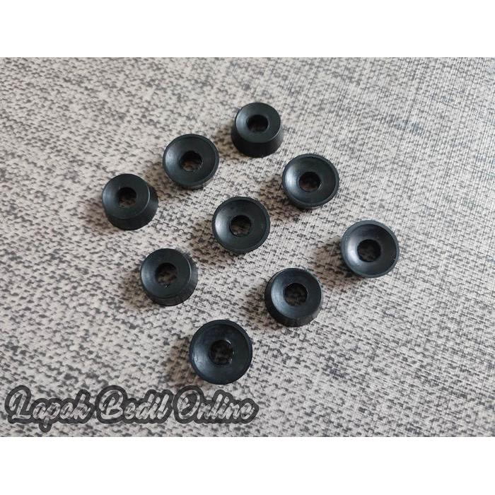 Karet Klep Mangkok Warna HITAM Untuk OD 19 Eceran