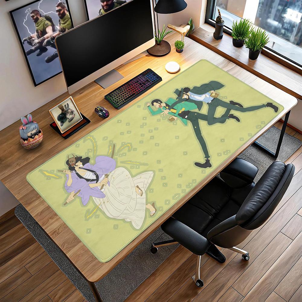 Lupin Iii Mouse Pad Large gaming mat,extended desk pad,custom anime mousepad,RUB mouse mat,non slip