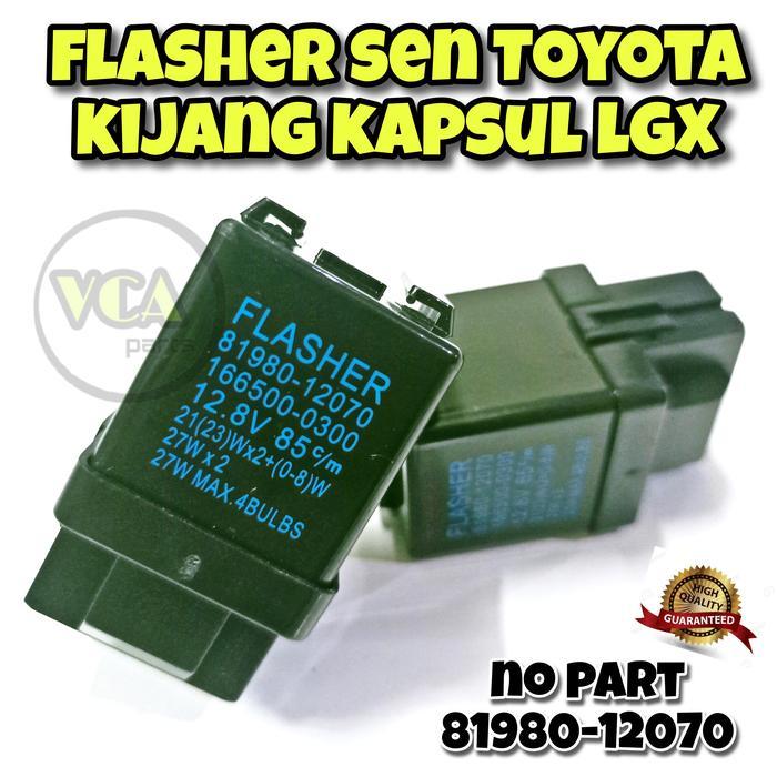 FLASHER SEN TOYOTA KIJANG KAPSUL LGX 7K EFI 81980 - 12070