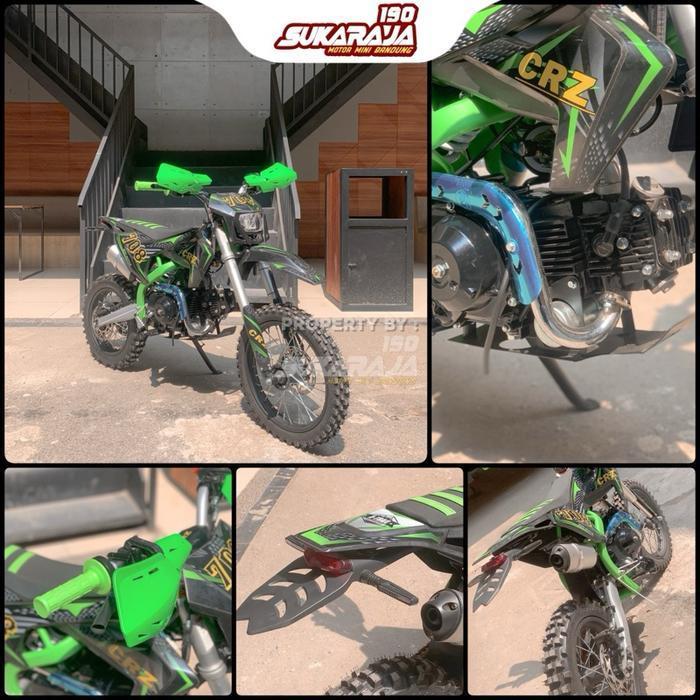 MOTOR MINI TRAIL CRZ 110cc (Matic) - Hijau - Hijau