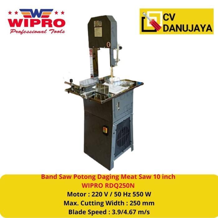 Bandsaw Mesin Pemotong Potong Daging Meat Saw 10 inch WIPRO RDQ250N