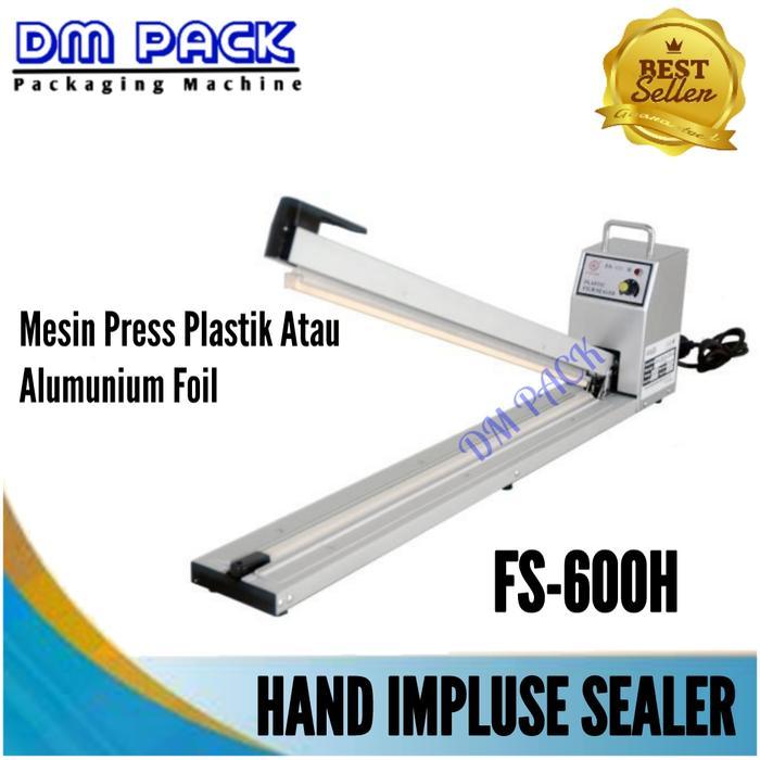 HAND SEALER FS-600 H 60 CM MESIN PRESS PEREKAT PLASTIK