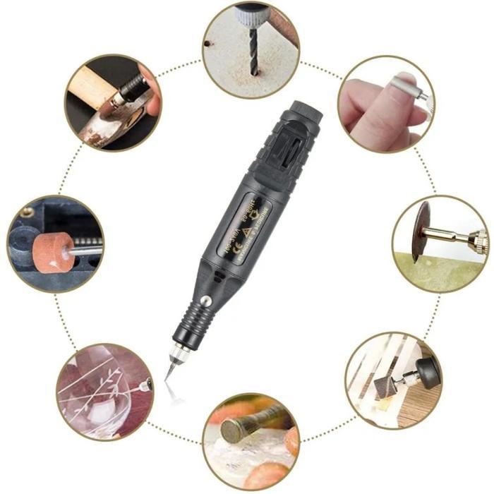 Krisbow Modern - Mesin Mini Grinder Grafir Bor Gerinda Poles Ukir Set Listrik