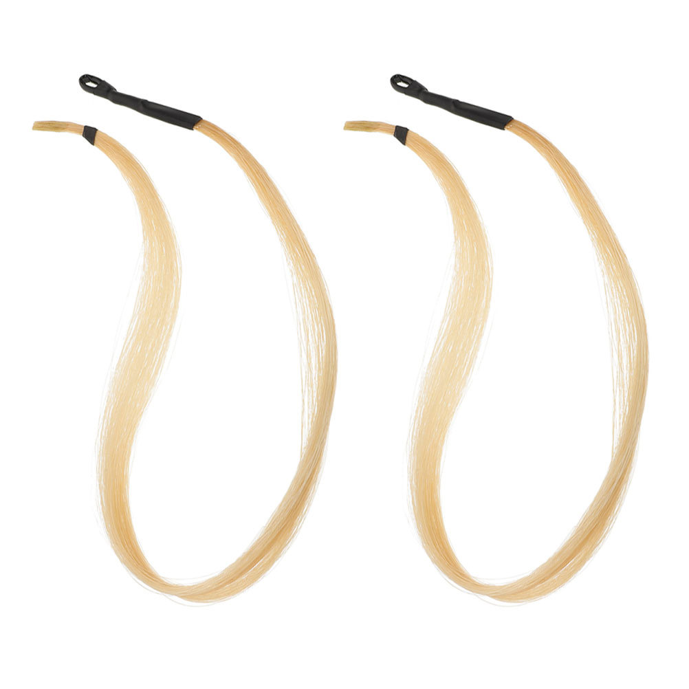 2set Erhu Bow Hair Replacement 80Cm Natural Horsetail For Chinese Musical Instrument Parts Sturdy