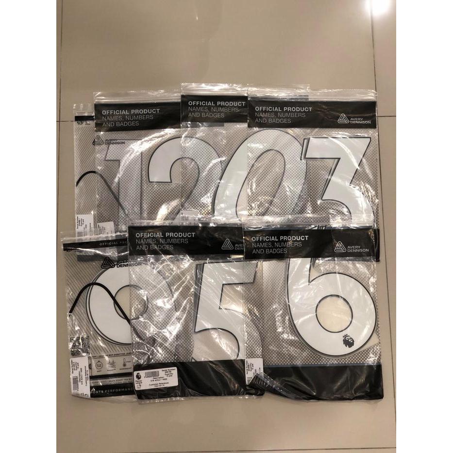 Angka Original EPL Putih 2019-23 (Avery Dennison)