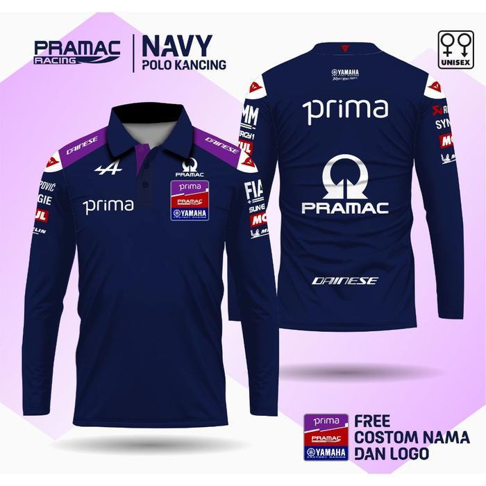 New Best Quality 100% Original Jersey Crew Yamaha Prima Motogp Pramac 2025 Kaos Motogp Yamaha Kaos