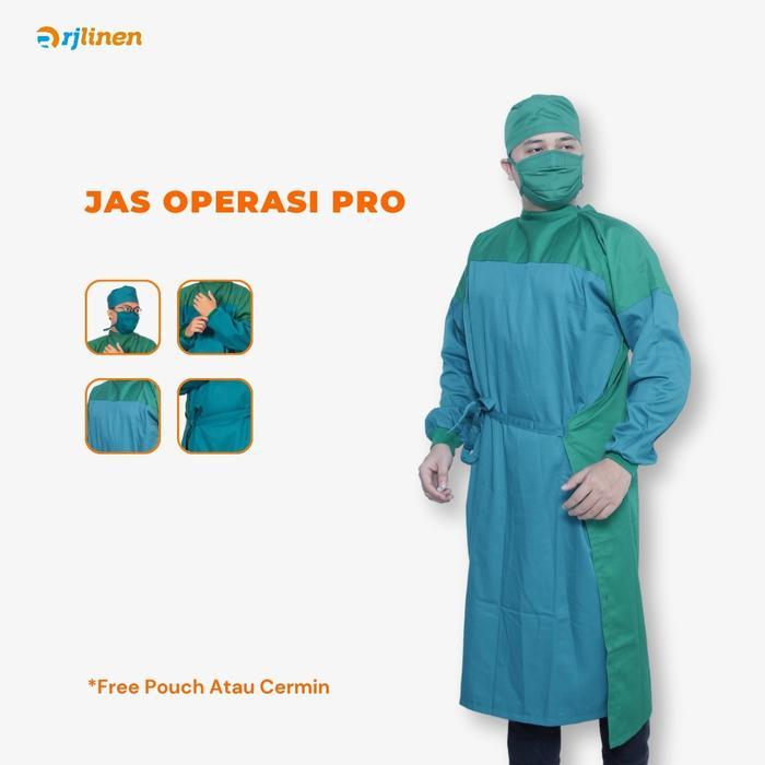 Terlaris Best Quality 100% Original Jas Operasi/Jas Operasi Pro/Seragam Operasi/Jubah Operasi/Baju