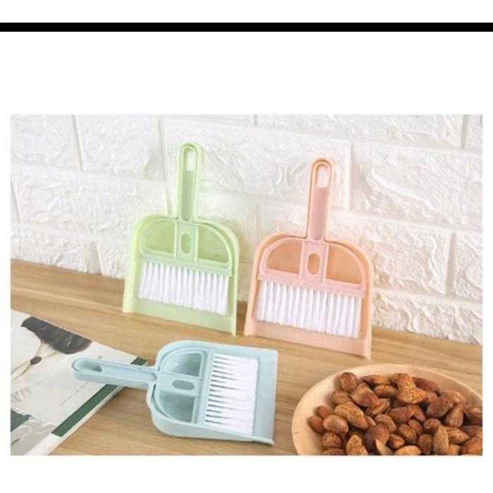 Sapu Pengki Set Mini Kecil Mobil SerbagunaSapu Mini Multifungsi Dustpan Meja Laptop Komputer CPU