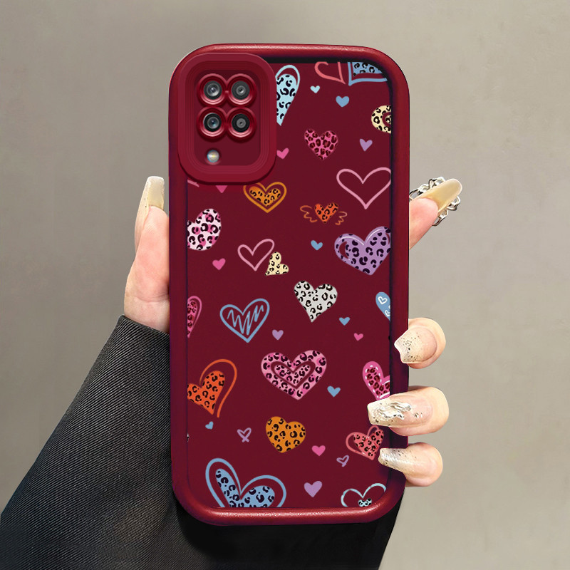 Casing Hp untuk Samsung Galaxy A22 M22 Case Cesing pelindung Kasing Silikon lunak baru Kesing Leopar