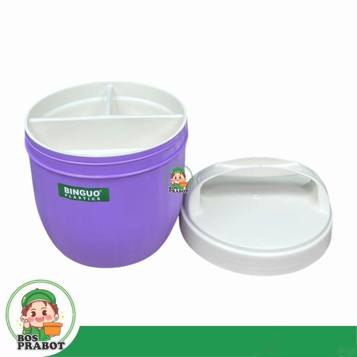 Rantang Sekat Plastik PP5 Food Grade / Rantang Bekal Lucu / Lunch Box / Rantang Besek