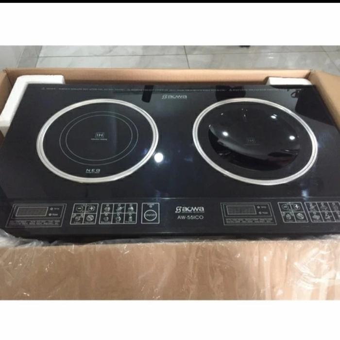 AOWA DOUBLE INDUCTION COOKER AW-55 ICO KOMPOR INDUKSI 2 TUNGKU