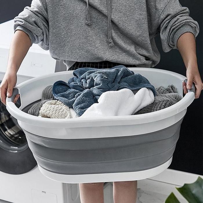 Ember Lipat Laundry Besar Baskom Lipat