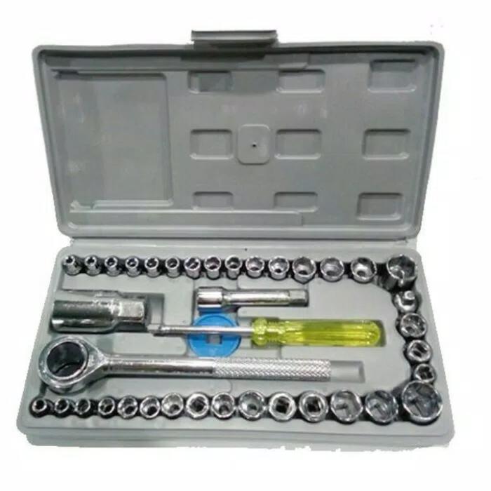 Kunci Sok 40 In 1 Merk Aiwa / Konci Sok Mobil Motor Aiwa