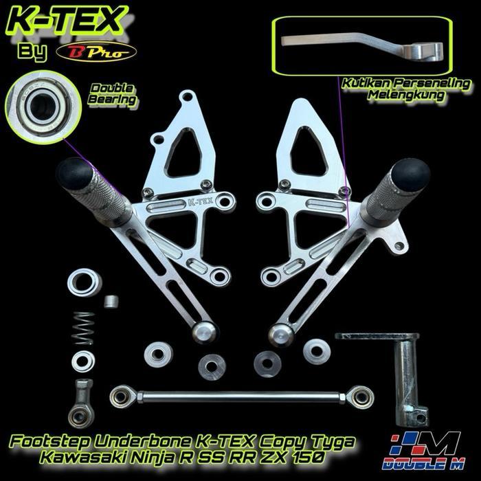 Footstep Step Underbone Ub Ktex Model Tyga Kawasaki Ninja R Rr Ss 150 Not Bpro Vrg