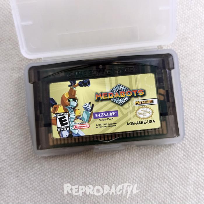 Kaset Nintendo Medabots Medabot Metabee Gameboy GBA Rokusho AX SP DS