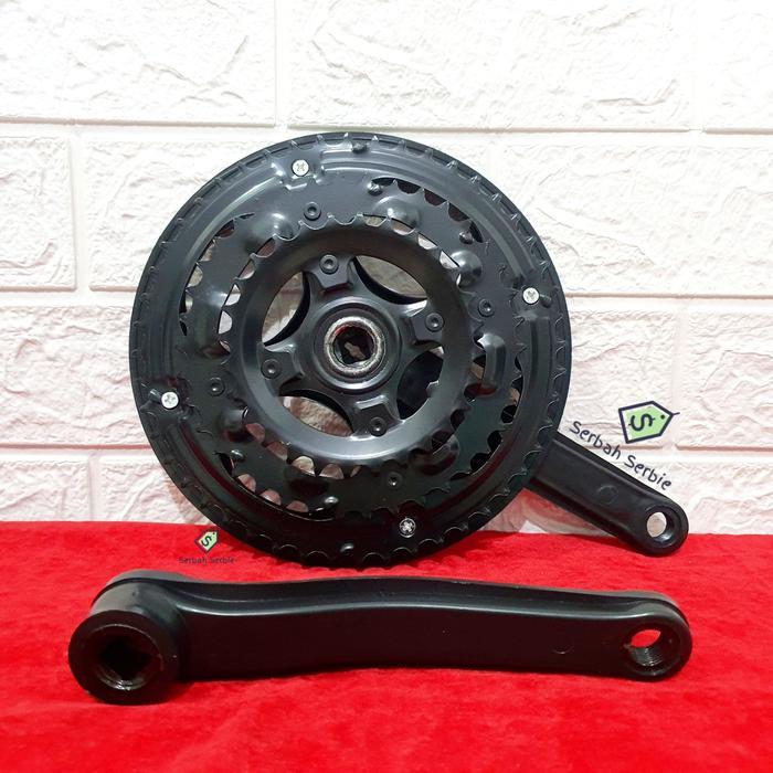 Gear Gir Crank Depan Tengah Sepeda Multi Speed 3 Susun Bb Kotak Mtb
