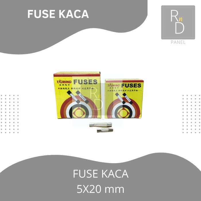 Fuse Kaca / Fuse Glass 5X20Mm Fuse 8A / Fuse 10A / Fuse 15A Original