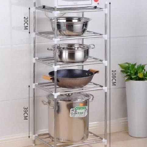 Rak panci susun 5 Stainless