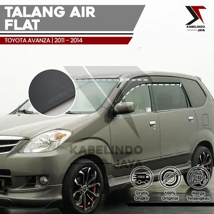Talang Air Pintu Mobil Toyota Avanza Lama 2004 - 2011 Model Flat Rata 4 Pintu Original