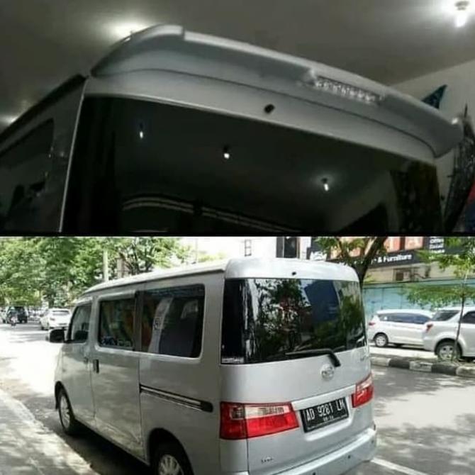 Spoiler Luxio / Topi Belakang Luxio / Spoiler Daihatsu Luxio