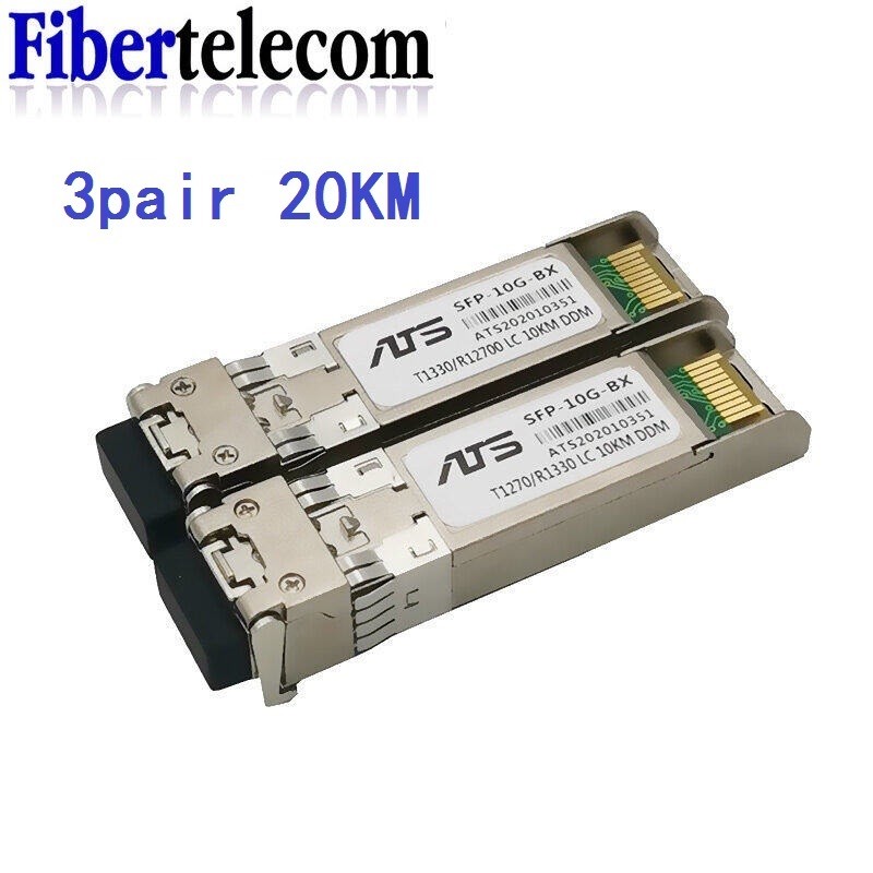 10G SFP module BIDI 10GBASE Fiber Optic SFP Transceiver Module SM LC Optic module Compatible with