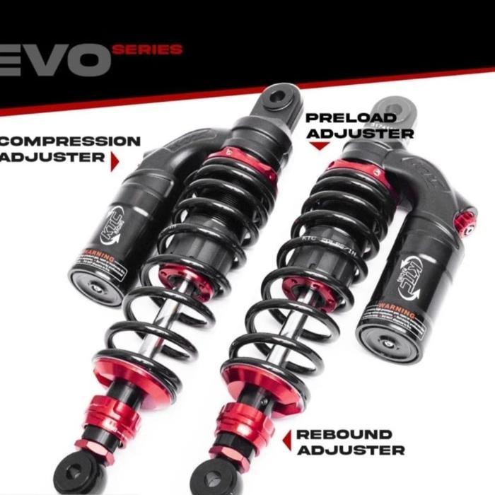 Shock Breaker Ktc Tipe New Evo 2022 Jupiter Uk 280 Mm Black Red