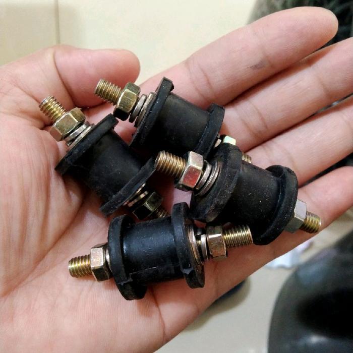 karet engine mounting rc boat mesin M6 (4pcs)