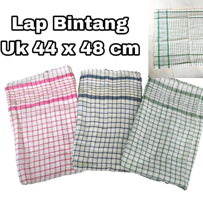 lap /serbet dapur KJA putih ecer