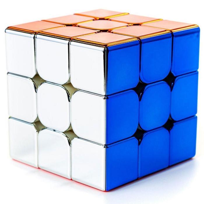 TERLARIS Magic Magnetic Cyclone Boys Metallic 3x3 M Puzzle Kubus Magnetik 3x3x3 Stickerless Selamat