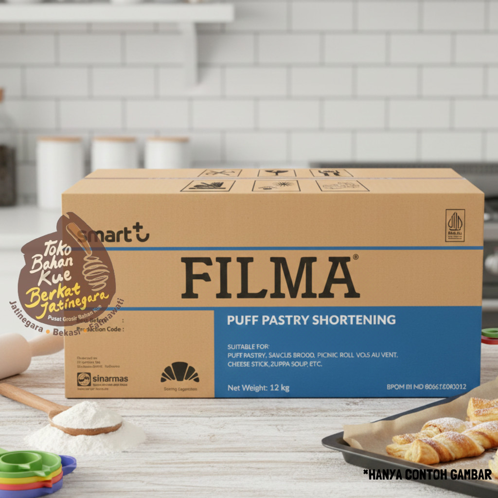 FILMA PUFF PASTRY KEMASAN  REPACK 500 GR PCS/ PUFF PASTRY / FILMA MARGARINE