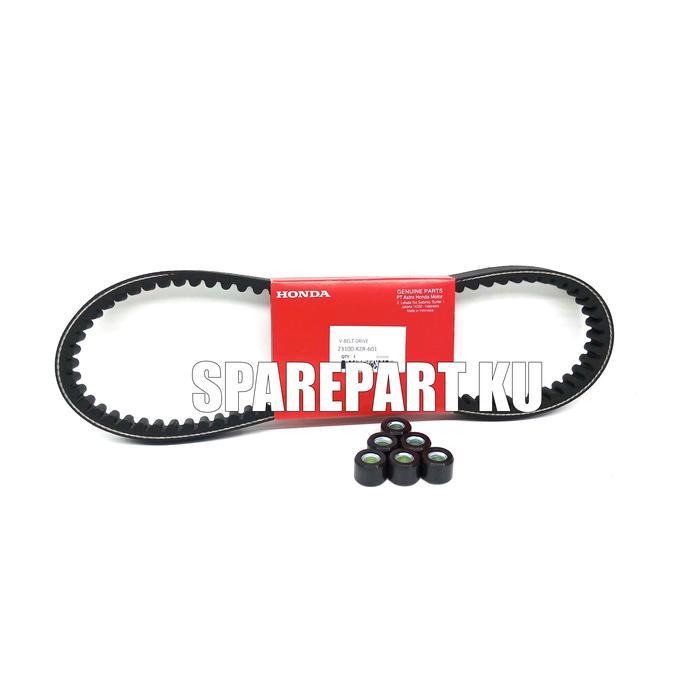 Kzr Paket Vanbelt + Roller Vario 125 Fi / Vario 125 Techno / Vario 125 Led Old / Karet Penggerak Cvt