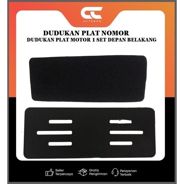 "New" Frameless Plat Nomor 2PCS Depan Belakang MOSCOW Motor Dudukan Plate Universal Semua Motor
