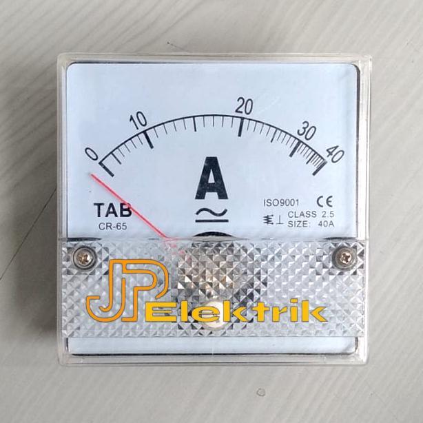 Ampere Meter Ac/Dc Cr-65 40A Ampere Meter Analog Direct
