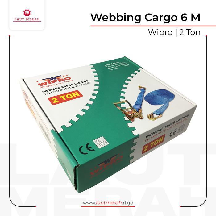 Webing webbing ratchet Cargo lashing track belt WCL2T6 2Ton x 6M WIPRO