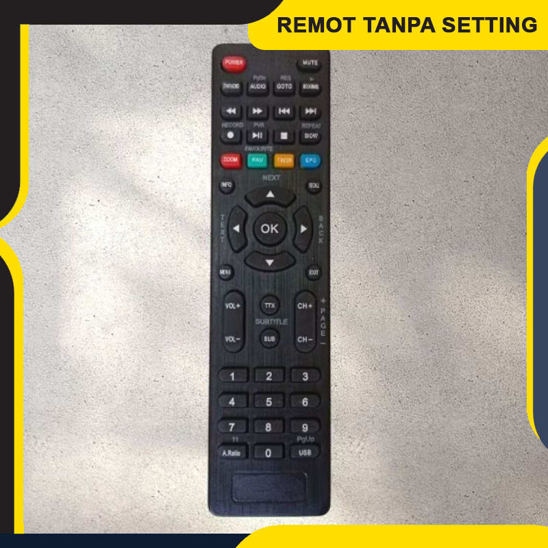 Remote Remot Receiver Parabola DVB T2 Universal Xtreamer BIEN 1& 2 - Langsung Konek